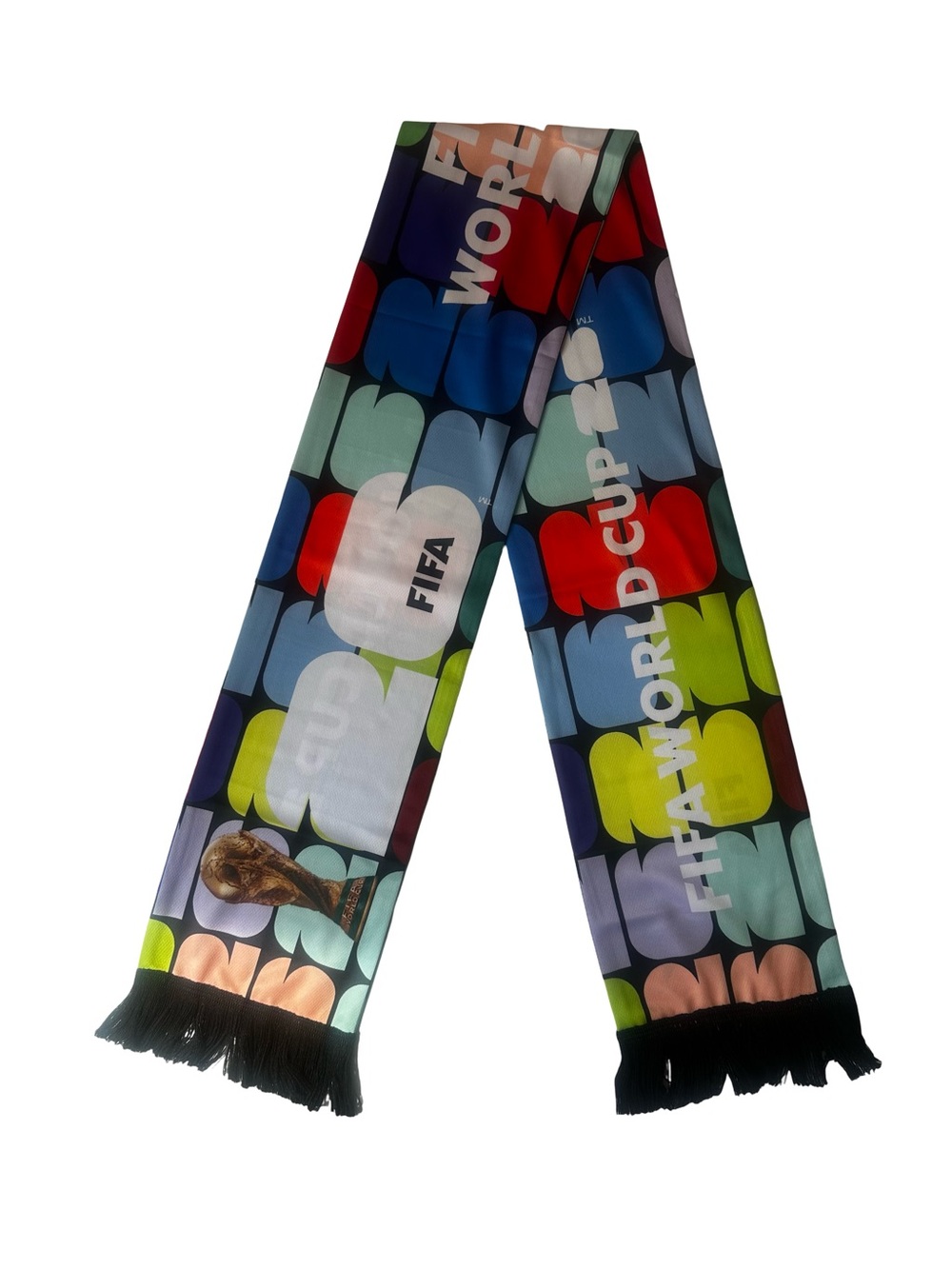 FIFA World Cup Multicolor Graphic Scarf